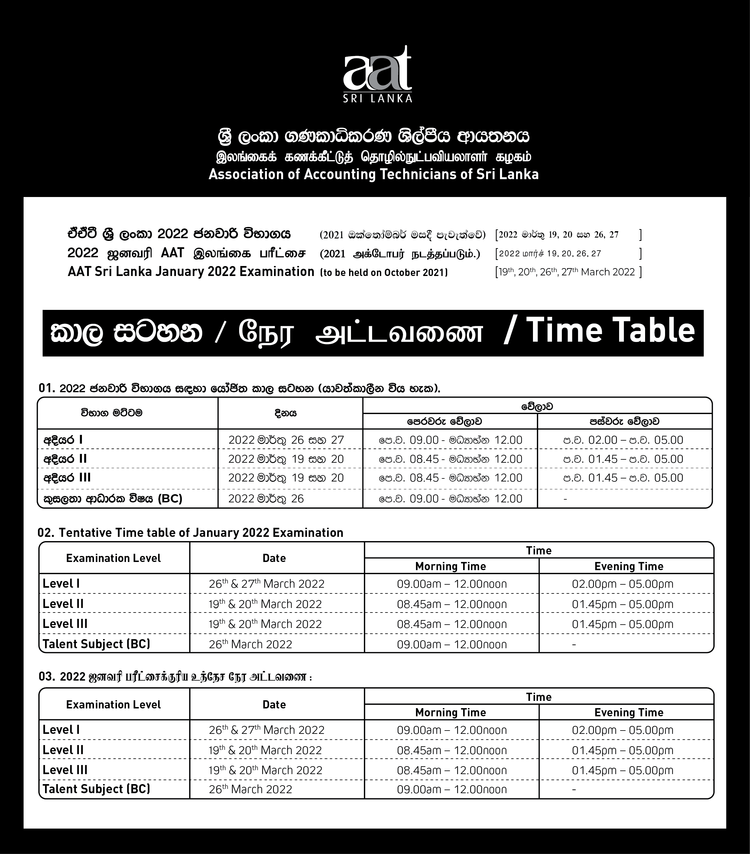 Past Papers The Association Of Accounting Technicians